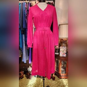 VTG 80s Pink Day Dress